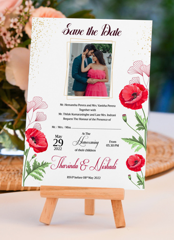 Sri Lanka Wedding Invitations